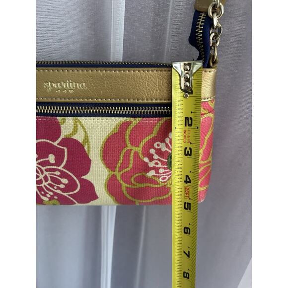Spartina 449 Carson Cottage East West Hipster Purse Vacation Flowers Small Bag - Picture 7 of 14